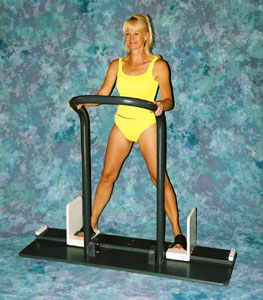 Sliding discount exercise machine